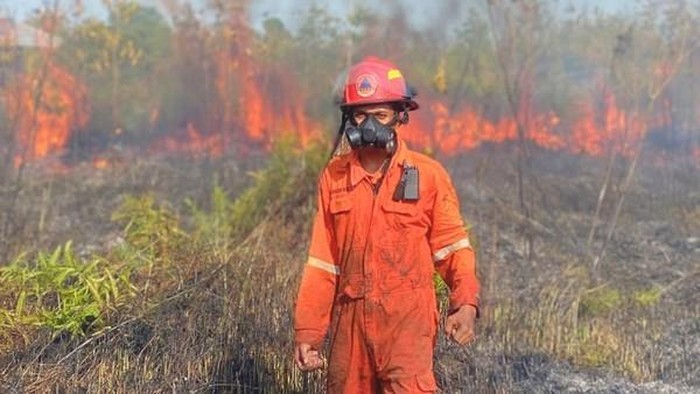 Karhutla di Tarakan. (dok BPBD Tarakan)