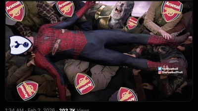 Meme Kocak Spurs Imbangi City, Jadi Bestie Dadakan Arsenal!