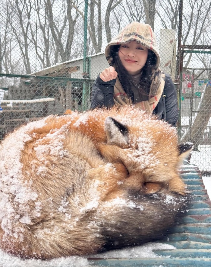 Natasha Wilona Main ke Desa Rubah Jepang