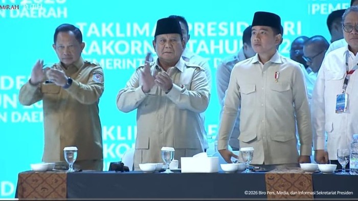 Prabowo-Gibran Hadiri Rakornas Pemerintah Pusat-Daerah di Sentul