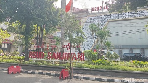 RSUD Sanjiwani di Jalan Ciung Wanara, Kabupaten Gianyar, Senin (2/2/2026) (Aryo Mahendro/detikBali).