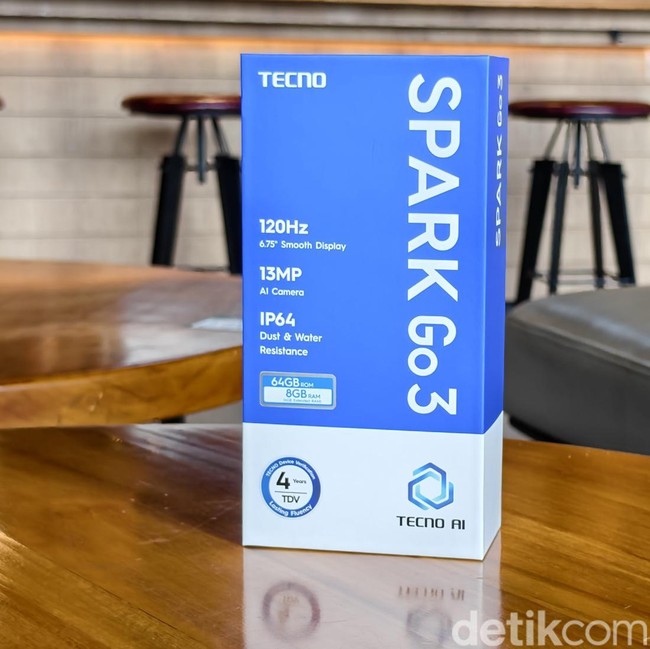 Unboxing Tecno Spark Go 3, HP 1 Jutaan Punya Fitur AI
