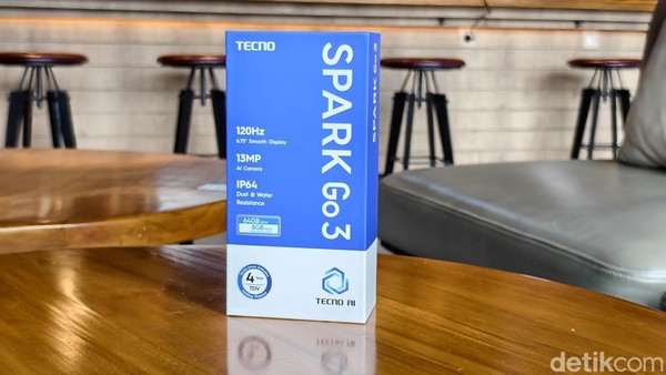 Unboxing Tecno Spark Go 3, HP 1 Jutaan Punya Fitur AI
