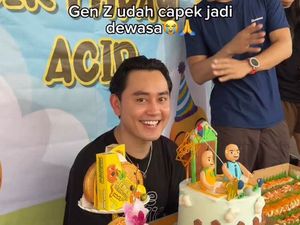 Viral Pria Gen Z Capek Jadi Dewasa, Rayakan Ultah ke-27 Bareng Anak Kecil