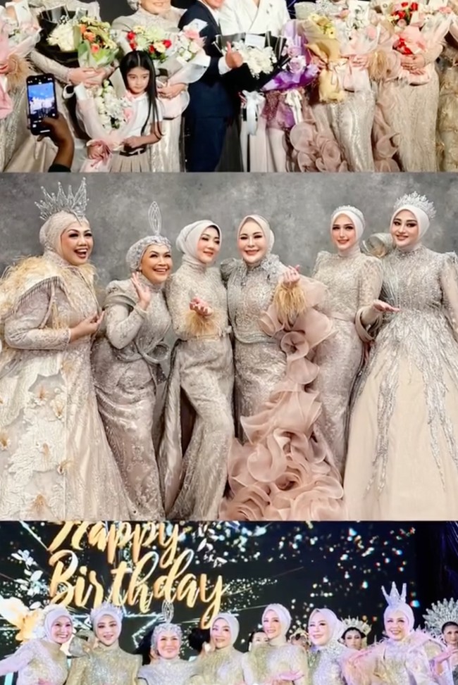 Selain Atalia, terlihat beberapa artis lain yang turut menjadi muse, seperti Elly Sugigi, Umi Kalsum, Adelia Wilhelmina, hingga Margin Wieeherm. Foto: Instagram/@ataliapr