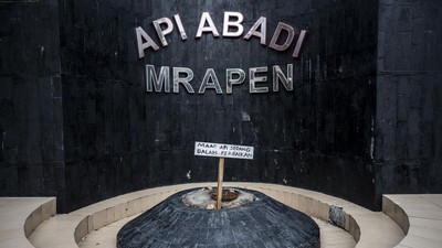 Fenomena Langka, Api Abadi Mrapen di Grobogan Padam