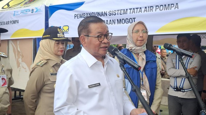 Pramono Bakal Pasang 3 Pompa Stasioner Atasi Banjir di Daan Mogot