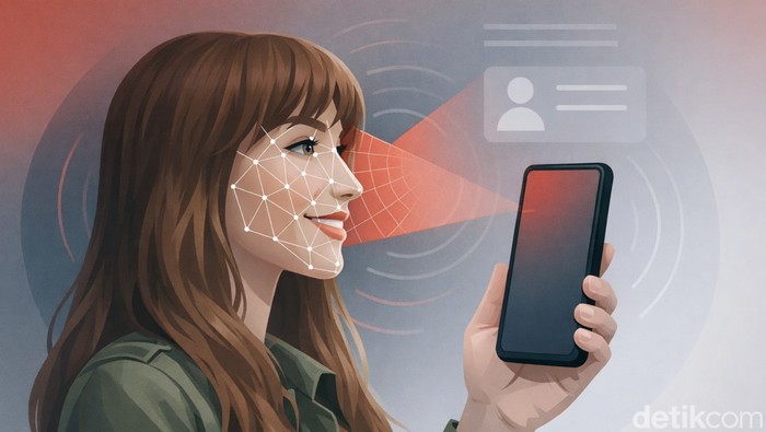Ilustrasi registrasi wajah SIM Card