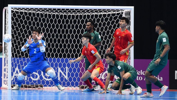 Indonesia vs Vietnam di perempatfinal AFC Futsal Asian Cup 2026.