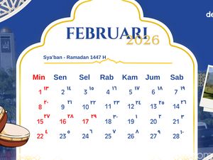 Kalender Hijriah Februari 2026, dari Syaban ke Ramadhan
