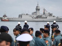 Kapal Tempur Australia HMAS Toowoomba Sandar di Jakarta