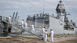 Kapal Tempur Australia HMAS Toowoomba Sandar di Jakarta
