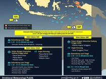 3 Bibit Siklon Tropis Kepung RI, Bawa Hujan Sedang-Lebat dan Gelombang Laut Tinggi