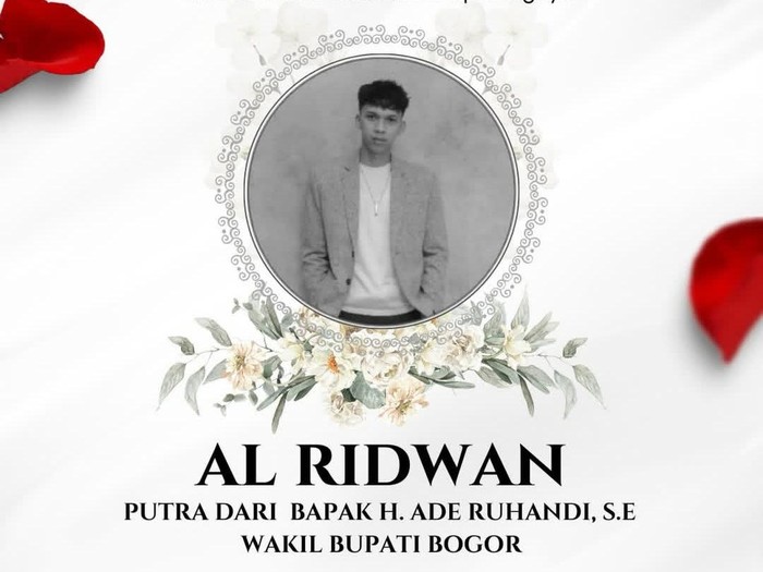 Putra Wabup Bogor meninggal