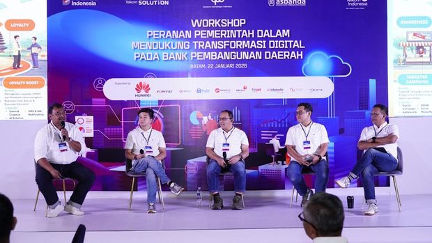 Telkom Telkom bersama Asbanda menggelar Workshop Asbanda & BPD Seluruh Indonesia sebagai upaya mendorong percepatan transformasi digital Bank Pembangunan Daerah di Batam