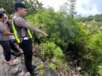 Truk Oleng Terjun ke Jurang Sedalam 15 Meter di Nusa Penida