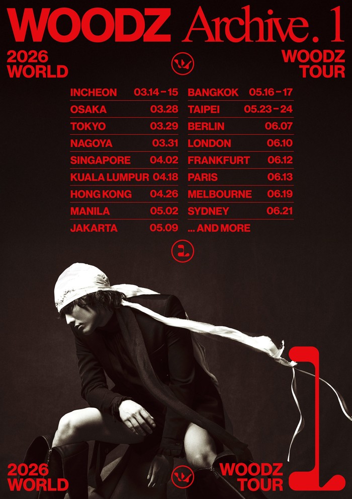 Poster WOODZ 2026 WORLD TOUR Archive. 1.