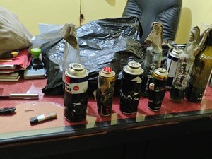 Densus 88 Temukan Bom Molotov-Sajam Siswa SMP Kalbar, Ini Penampakannya