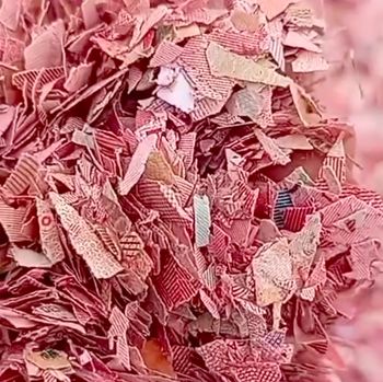 Cacahan diduga dari uang kertas pecahan Rp 100 ribu dan Rp 50 ribu di TPS liar di Kecamatan Setu, Kabupaten Bekasi, bikin geger. (dok Pribadi/Rido S)