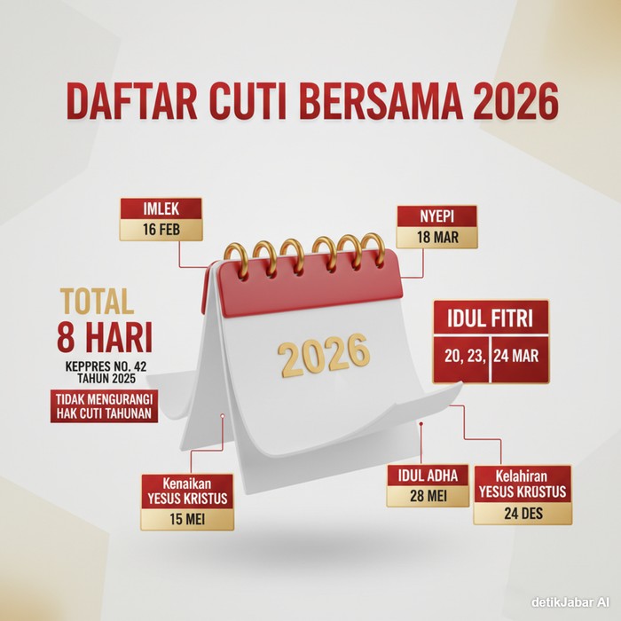 Libur Nasional dan Cuti Bersama 2026, Cek Jadwalnya di Sini