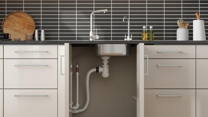 Ilustrasi wastafel dapur