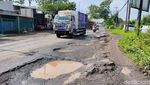 Awas Jalan Lingkar Timur Sidoarjo Berlubang