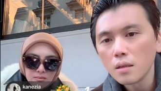 Momen Kocak Syahrini & Reino Barack Live TikTok, Cincin Berlian Bikin Salfok