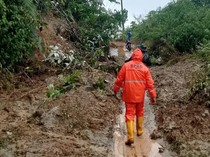Longsor Kembali Terjadi di 4 Titik Lokasi OKU Selatan, Jalan Nyaris Putus