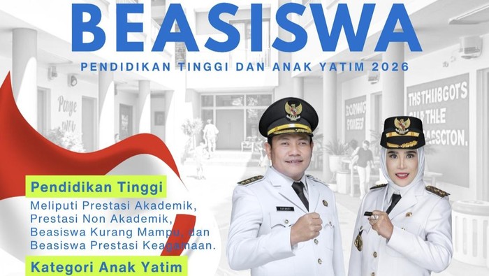 Pemkab Sidoarjo Siapkan 4.000 Beasiswa di 2026, Sasar Pelajar-Mahasiswa