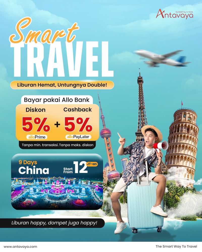 Liburan ke China 8 Hari Mulai 12 Jutaan, Makin Hemat dengan Promo Allo Bank!