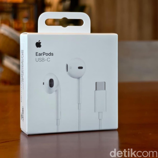 Apple EarPods USB-C Harga Rp 349 Ribu, Suara Mantap & Mic Jernih