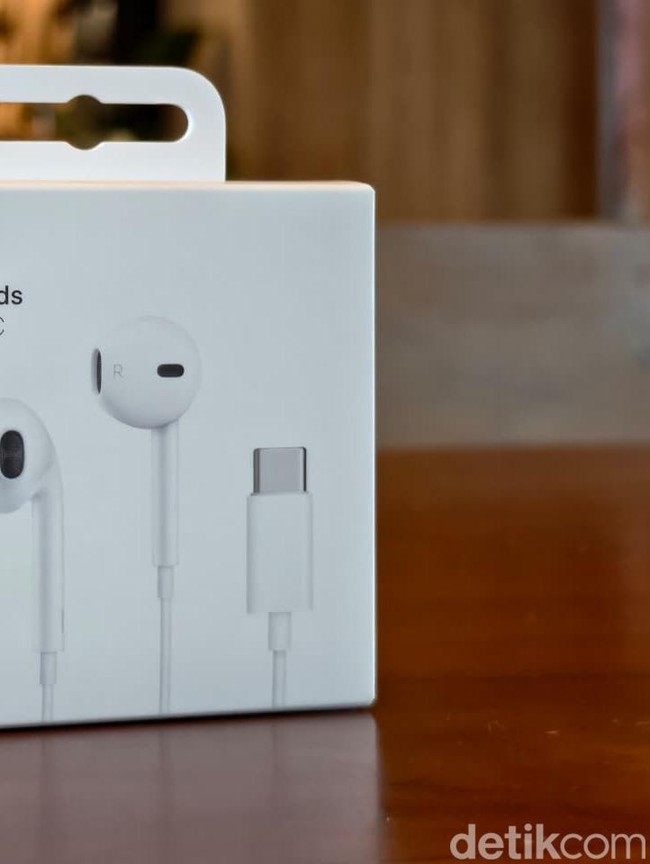 Apple EarPods USB-C Harga Rp 349 Ribu, Suara Mantap & Mic Jernih