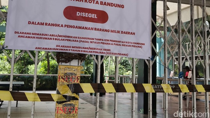 Bandung Zoo Disegel Satpol PP