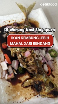 Video Gokil! Lauk Ikan Kembung di Singapura Lebih Mahal dari Rendang