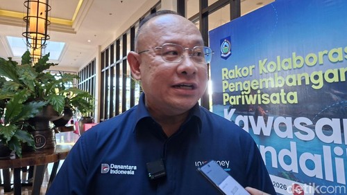 Direktur Operasi ITDC Troy Reza Warokka ditemui di Mataram, Kamis (5/2/2026). (Foto: Ahmad Viqi/detikBali).