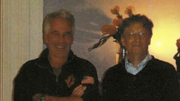 Foto Epstein dan Bill Gates saat ditemukan. (Dok. Istimewa)