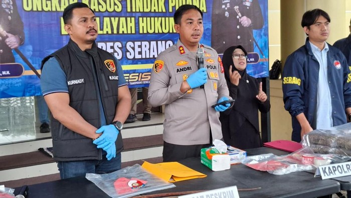 Polres Serang Ringkus 23 Tersangka Kasus Kriminal-Narkoba Selama Januari 2026