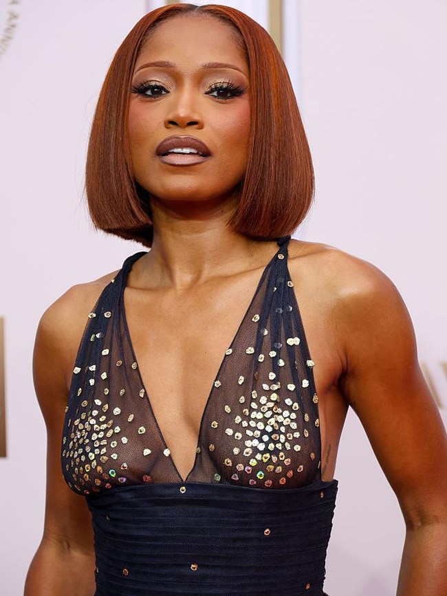 LOS ANGELES, CALIFORNIA - JUNE 09: Keke Palmer attends the 2025 BET Awards at Peacock Theater on June 09, 2025 in Los Angeles, California. (Photo by Aaron J. Thornton/Getty Images)