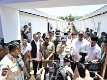 402 Huntara Diresmikan di Sumut, Pengungsian Ditargekan Kosong Sebelum Lebaran