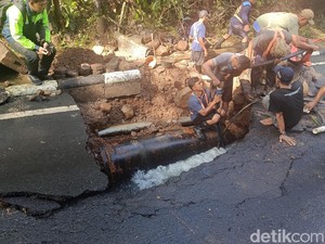 Pipa Transmisi PDAM Kota Cirebon Jebol, Distribusi Air Terganggu
