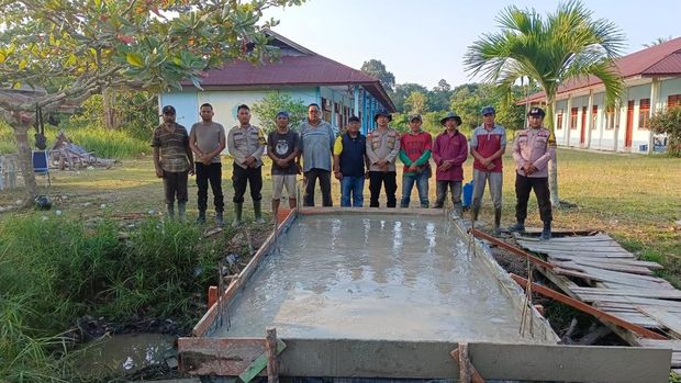 Pembangunan tiga jembatan di Kepulauan Meranti, Riau hampir rampung