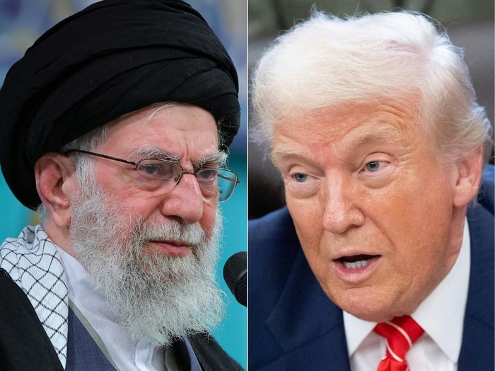 Militer AS di Dekat Iran, Trump Bilang Khamenei Seharusnya Sangat Khawatir