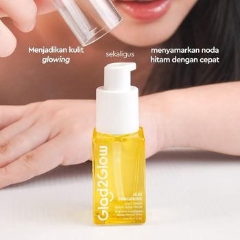 Rekomendasi serum wajah yang mengandung vitamin C dari Glad2Glow.