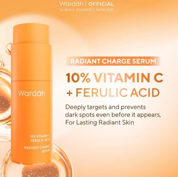 Rekomendasi serum wajah yang mengandung vitamin C dari Wardah.