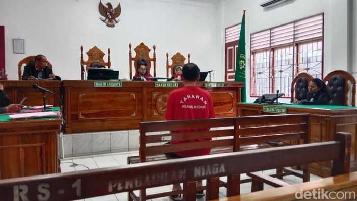 Sidang putusan Sukhchain Singh alias Soni Multipani di Pengadilan Negeri(PN) Medan, Kamis(5/2/2026)
(Juita Sinuhaji/detikSumut)