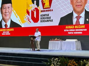 Video: Muzani Pimpin Yel-yel Prabowo 2 Periode di HUT Ke-18 Gerindra