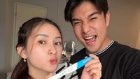 Angelia Christy hamil anak pertama Victor Agustino. Ia mengumumkan hal itu di Instagram. (Foto: dok Instagram angeliachristy_)