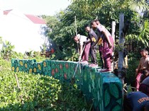 Dukung Program Asri, Polda Jatim Gelar Kerja Bakti Bersih-bersih