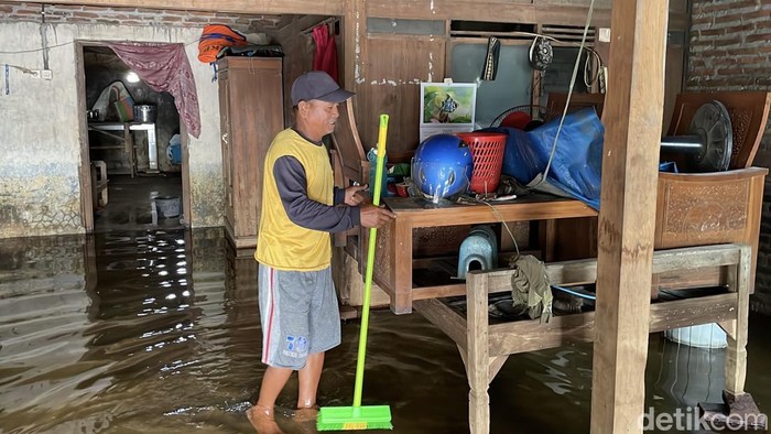 Baru Surut Sehari, Banjir Kembali Rendam Desa Mintobasuki Pati