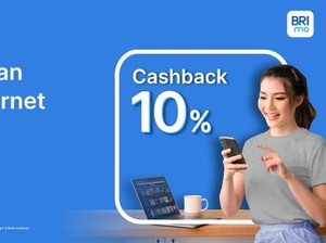 Bayar Tagihan TV Kabel & Internet di BRImo Bisa Dapat Cashback 10%
